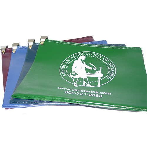 Notary Supplies Locking Zipper Bag (12.5 x 10 inches)