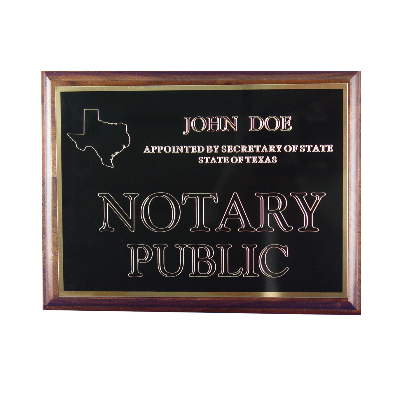 North Dakota Notary Wall Sign