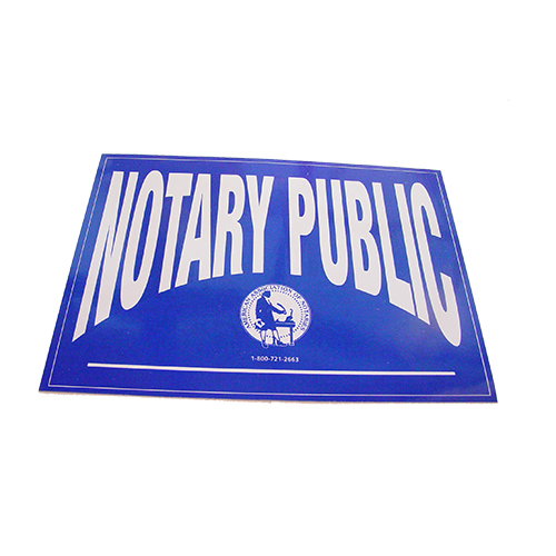 Delaware Notary Public Decals
