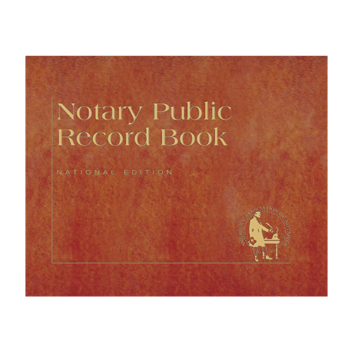 North Carolina Notary Public Record Book (Journal ) - Traditional Brown Cover